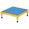 Vestil Adj. Steel Stand, 6-3/4-8-3/4 H, 24 x 24, 6.75 Overall Height, Steel, Yellow AHT-L-2424 - alternate 2
